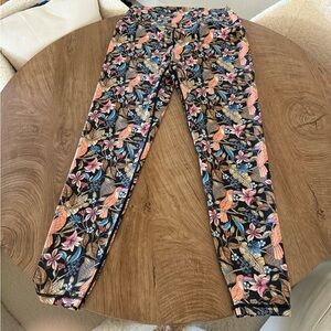 Kavala Floral and Bird Patterned Leggings
